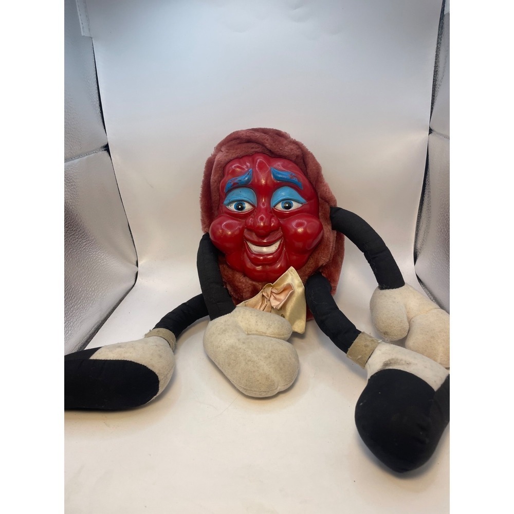 Vintage 1987 California Raisin  Plush Figure Toy‎ Super Rare !!!